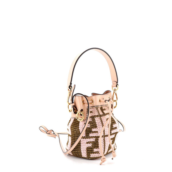 Fendi Mon Tresor Bucket Bag Zucca #235327F12B - Picture 2 of 5